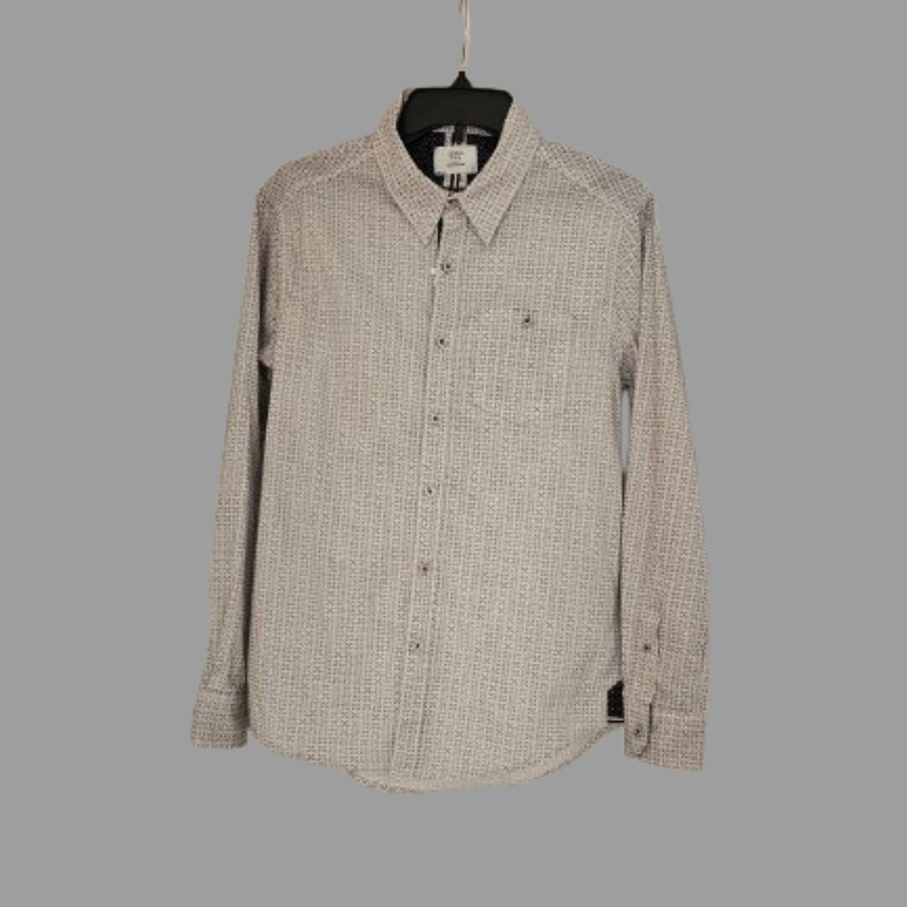 LEVEL TEN MEN'S COUTURE LONG SLEEVE DRESS SHIRT - SIZE SMALL